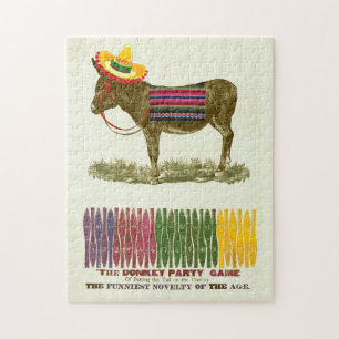 Pin the tail on the Donkey Jigsaw Puzzle