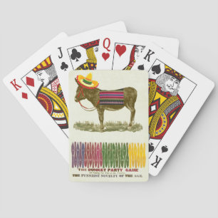 Pin the tail on the Donkey Playing Cards