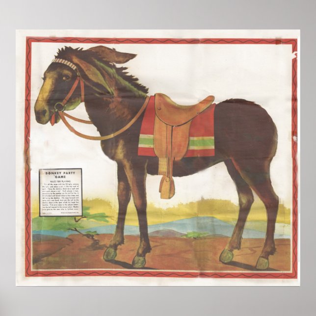 Pin The Tail On The Donkey Poster (Front)