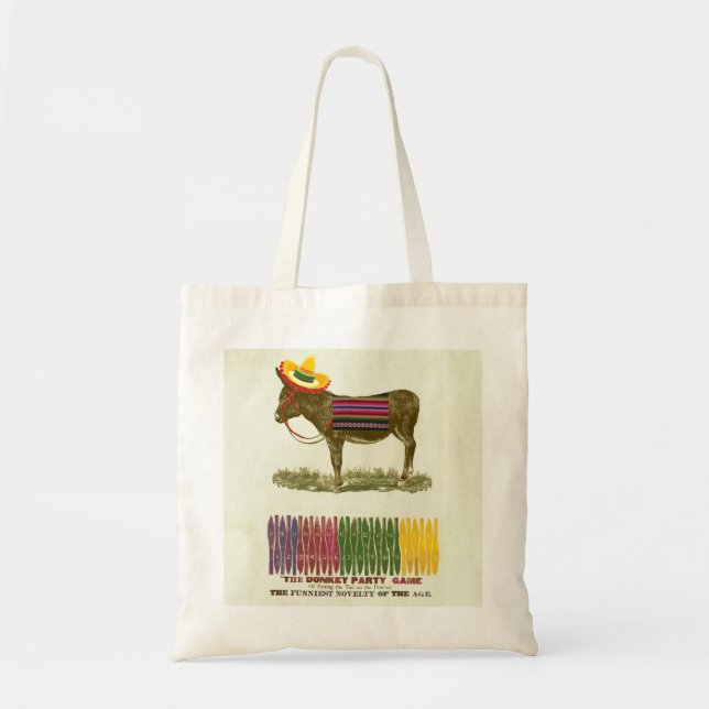 Pin the tail on the Donkey Tote Bag (Front)