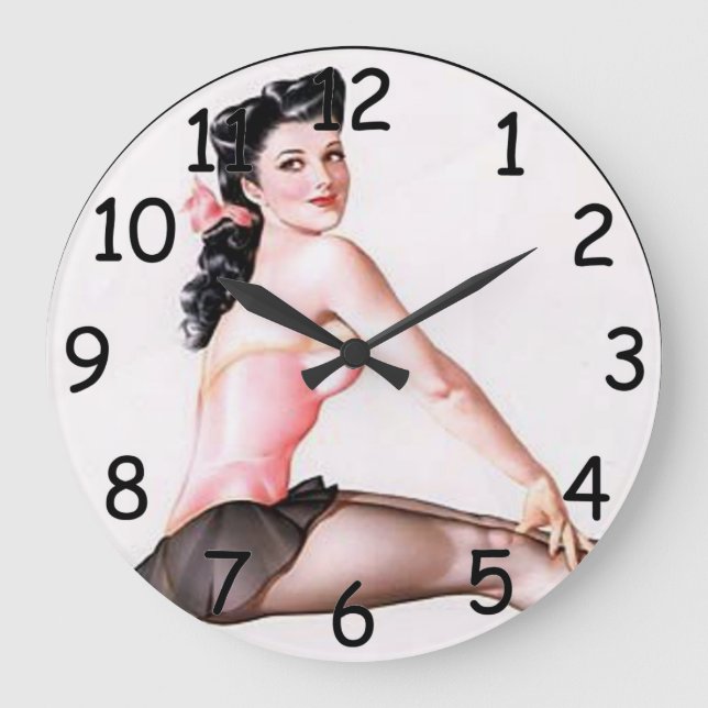 Pin Up Ballerina Clock (Front)
