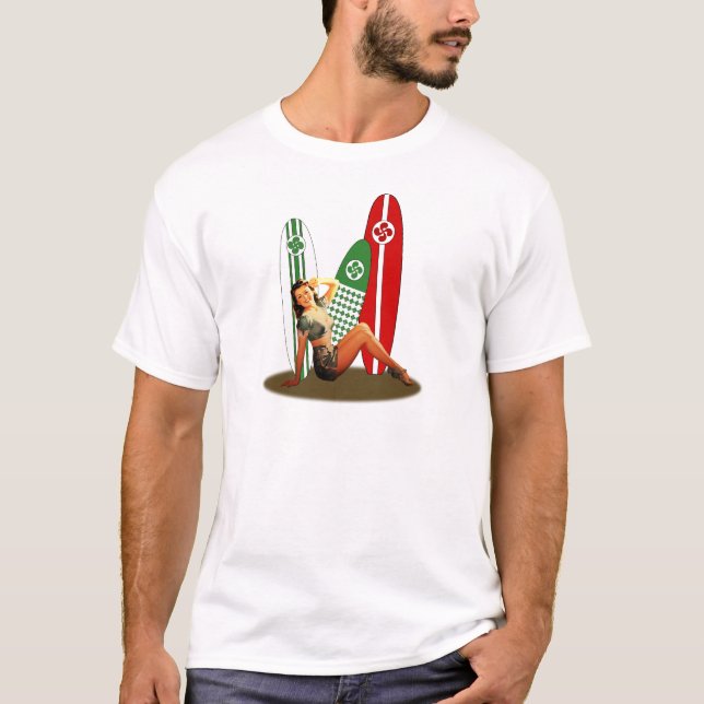 Pin-up Basque France T-Shirt (Front)