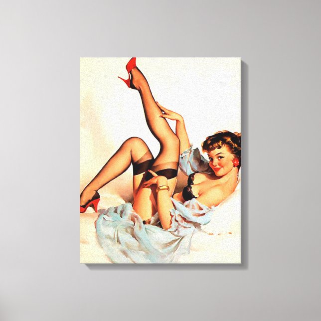 Pin Up Canvas Print (Front)