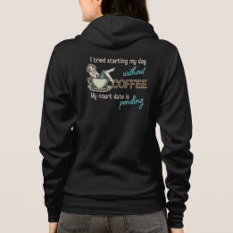 Pin-up Girl Coffee Addict Hoodie