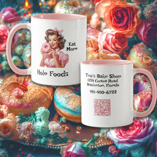 Pin-Up Girl Doughnut coffee Mug