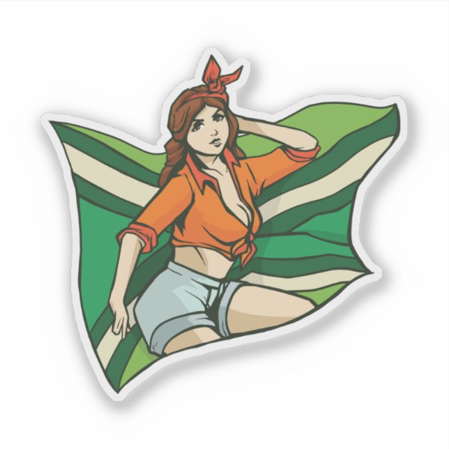 Pin-up Girl Flag (Front)