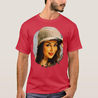 Pin up Girl in WW2 40s T-Shirt