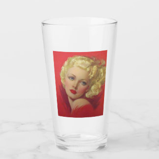 PIN UP GIRL PINT GLASS