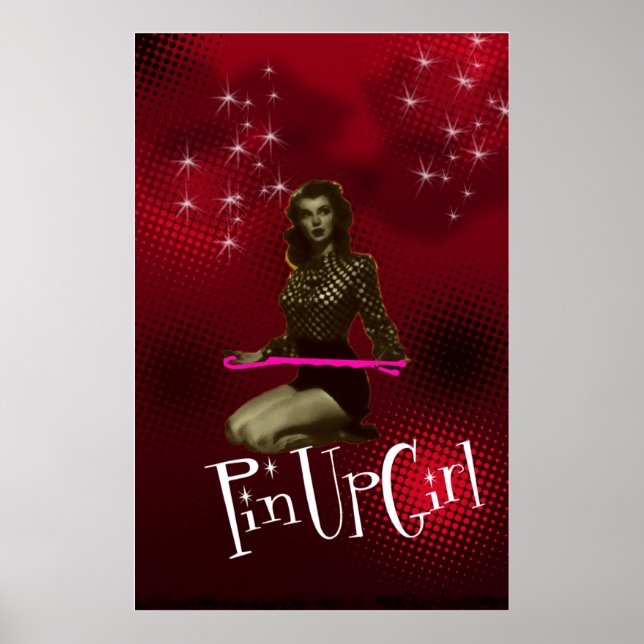 Pin Up Girl Poster (Front)