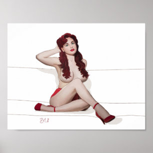 Pin-up Girl, Red Passion Poster