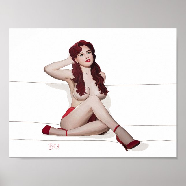 Pin-up Girl, Red Passion Poster (Front)