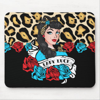 Pin-up Girl, Rock-A-Billy Mouse Mat