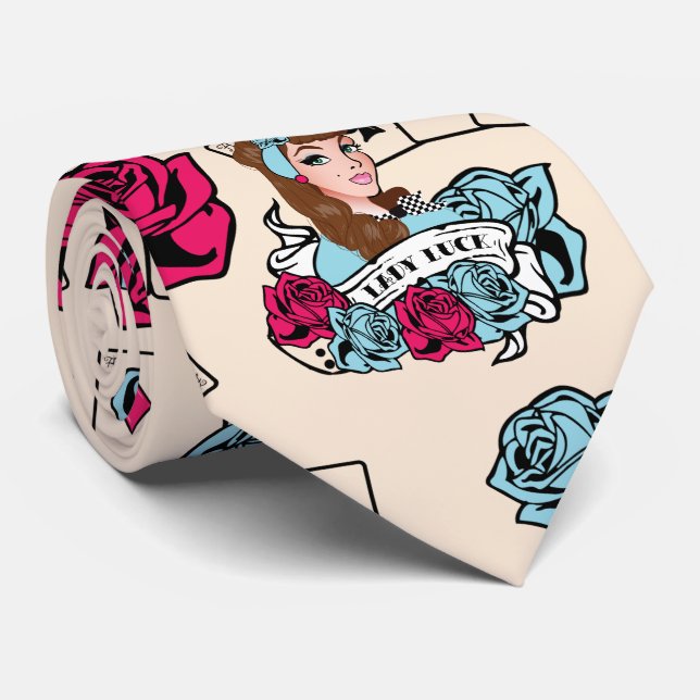 Pin-up Girl, Rock-A-Billy Tie (Rolled)