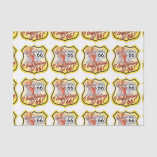 Pin Up Girl Route 66 Tissue Paper