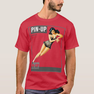 Pin up Girl Vintage Pinup Magazine 19 T-Shirt