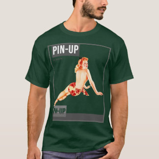 Pin up Girl Vintage Pinup Magazine 9 T-Shirt