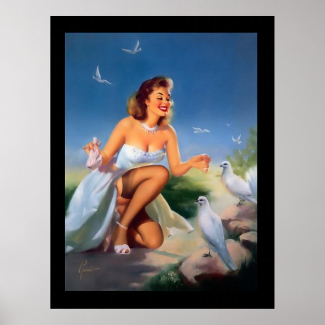 Pin-Up  Girl Vintage poster (Front)