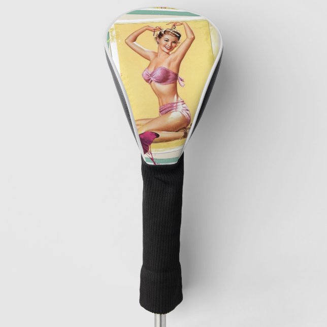 Pin Up Golf Head Cover (Front)