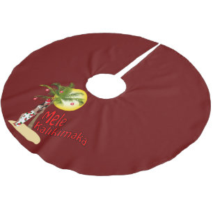 Pin-up Mele Kalikimaka Christmas Tree Skirt
