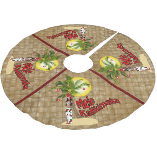 Pin-up Mele Kalikimaka Christmas Tree Skirt 2