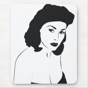 Pin Up Mouse Mat