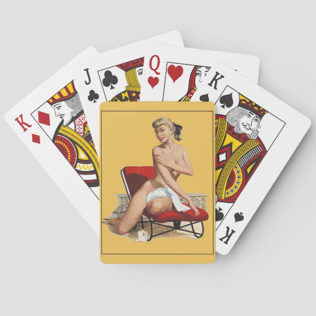 Pin-up Playing Cards (Back)