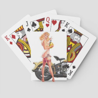 Pin Up Sexie Motor Playing Cards