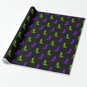 Pin Ups Wrapping Paper