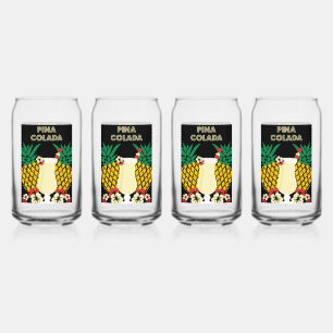 Piña Colada Cocktail Drink   Can Glass