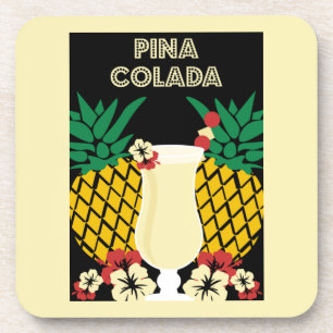 Piña Colada Cocktail Drink   Coaster