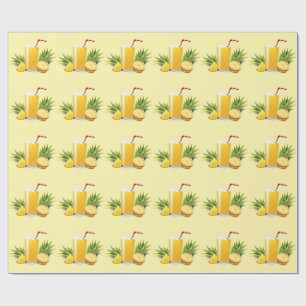 Pina Colada cocktail Wrapping Paper