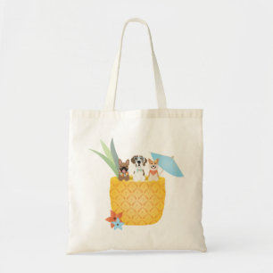 Pina Colada Pineapple Dogs Tote Bag