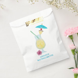 Piña Colada Tropical Wedding Bridal Shower Favour Bags