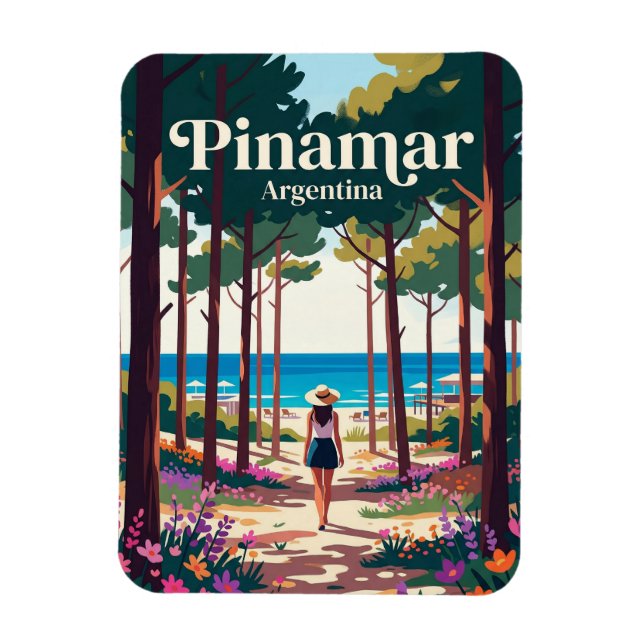 Pinamar Argentina Magnet (Vertical)