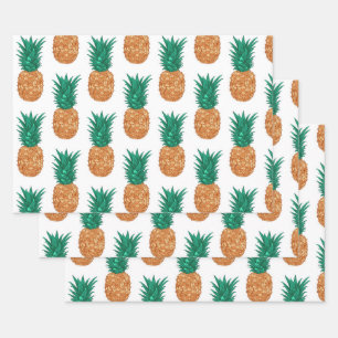 Pinapples Wrapping Paper Sheet