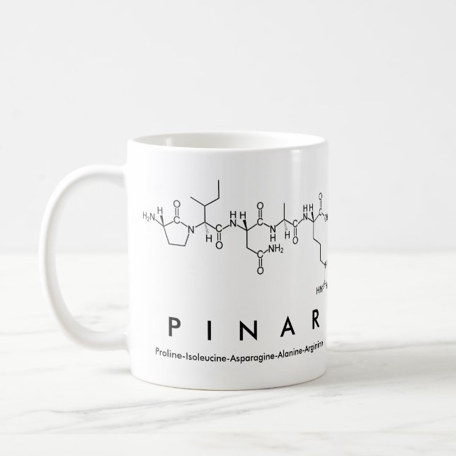 Pinar peptide name mug (Left)