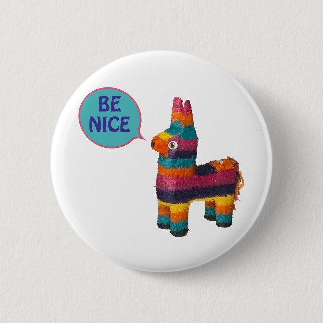 Piñata 6 Cm Round Badge (Front)