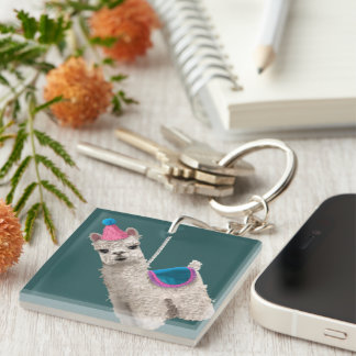 Pinata Alpaca Key Ring