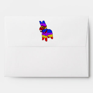 Piñata Cartoon Mexico Fiesta Horse Envelope