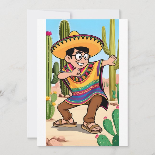 Pinata Fun Fiesta Card (Front)