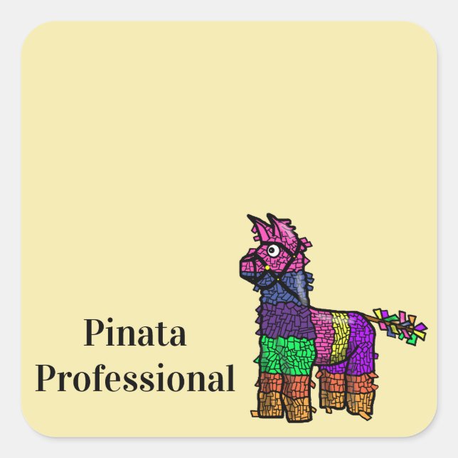 Pinata Party Name Tags (Front)