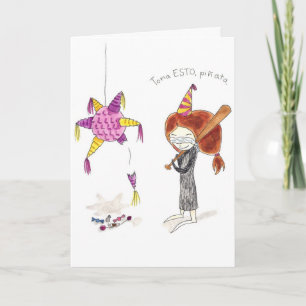 Pinata Tarjeta Card