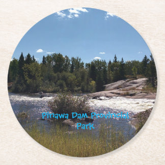 Pinawa Channel Round Paper Coaster