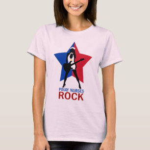 Pinay Nurses Rock T-Shirt
