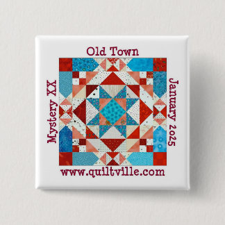 Pinback button for Old Town Mystery