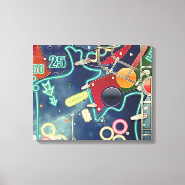Pinball Canvas Print (Front)