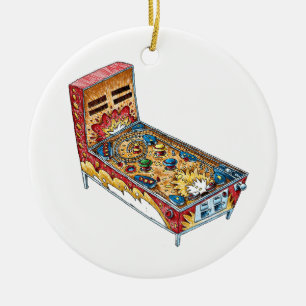 Pinball Ceramic Tree Decoration