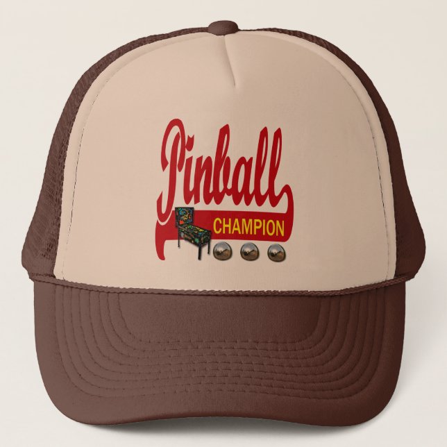 Pinball Champion Trucker Hat (Front)