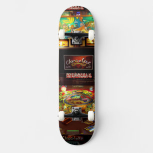 Pinball "Chocolate Cafe Brun" Skateboard