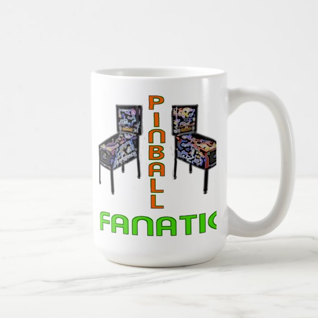 Pinball Fanatic Coffee Mug (Right)